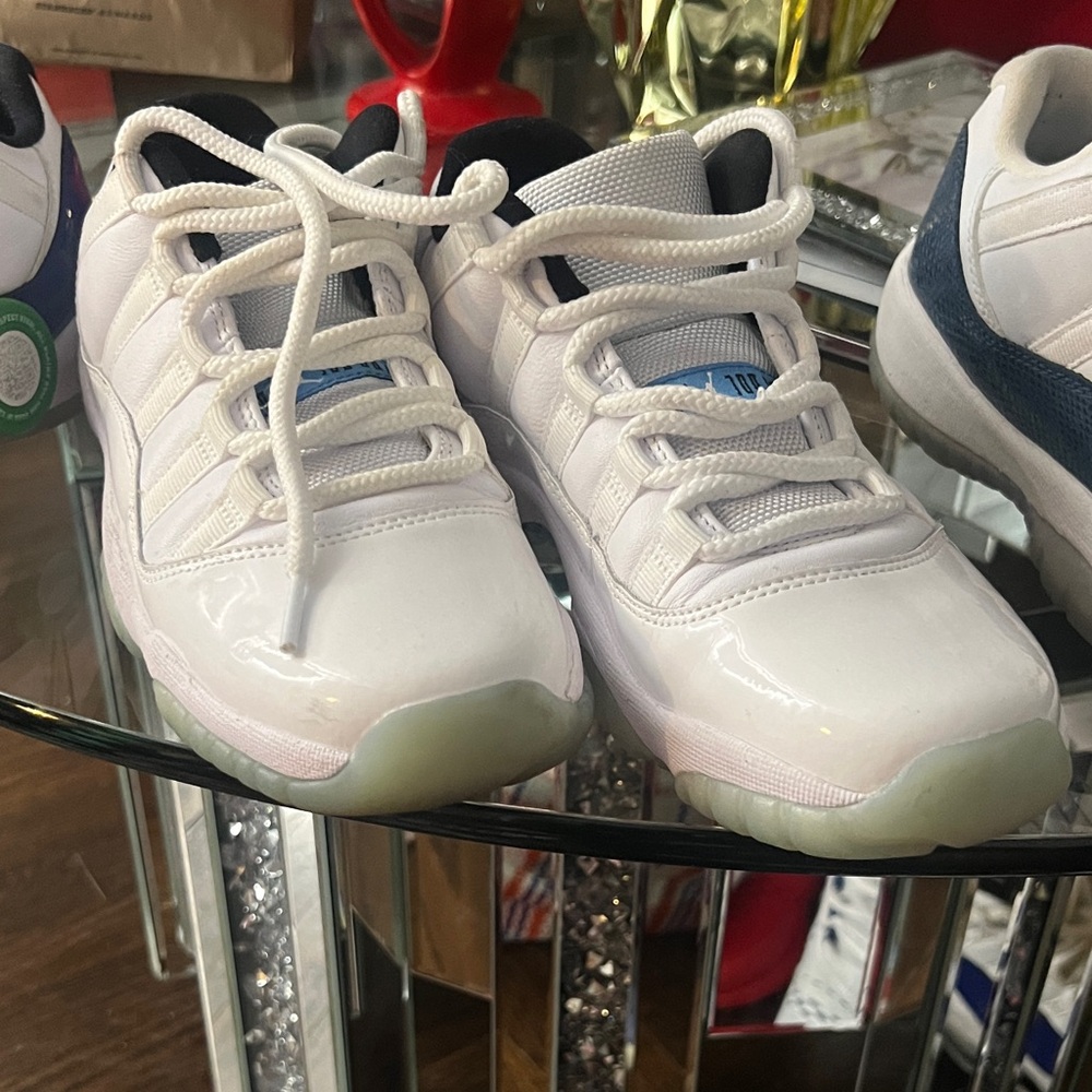 Kids White Sneakers with Black Accents